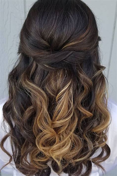 A low bun wedding hairstyle for black brides can also be contemporary and casual as in the photo above. 35 HALF UP HALF DOWN WEDDING HAIRSTYLES IDEAS - My Stylish Zoo