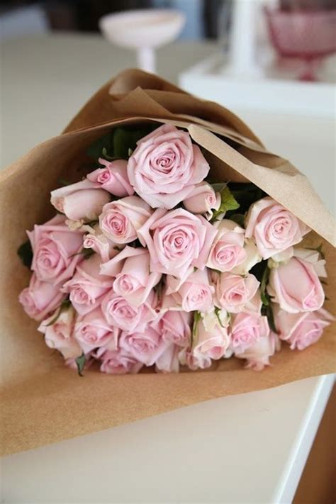 Long Stem Pink Rose Bouquet By Ftd®️️ Light Pink Rose Pink Roses