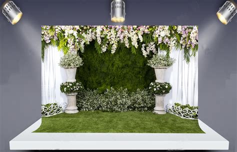 Huayi Photo Backdrop Large Wedding Bridal Shower Floral Wall 3d Flowers