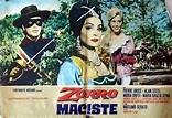 "ZORRO CONTRO MACISTE" MOVIE POSTER - "EL ZORRO CONTRA MACISTE" MOVIE ...