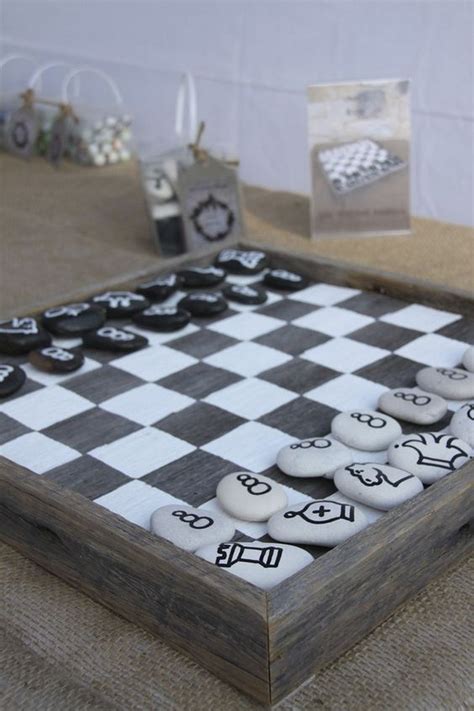 Diy Garden Chess Board Your Projectsobn Diy Chess Set Chess Set