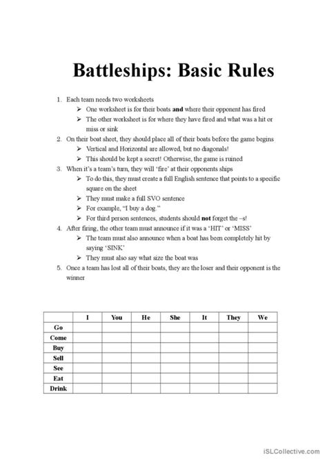 Battleships Lesson Plan English Esl Worksheets Pdf Doc 864 Hot Sex Picture