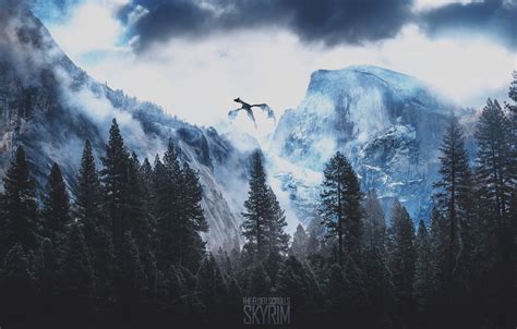 18 Skyrim Mountains Iphone Wallpaper Bizt Wallpaper