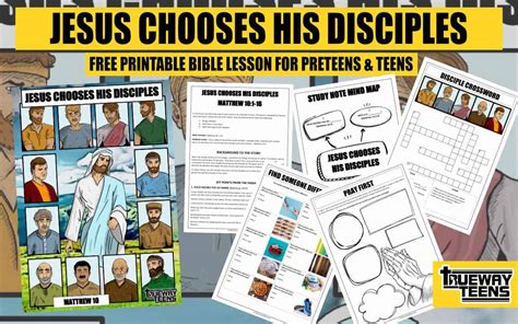 Jesus Chooses His Disciples Teen Bible Lesson Trueway Kids