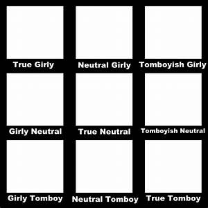 Girly Tomboy Alignment Chart Memes Imgflip