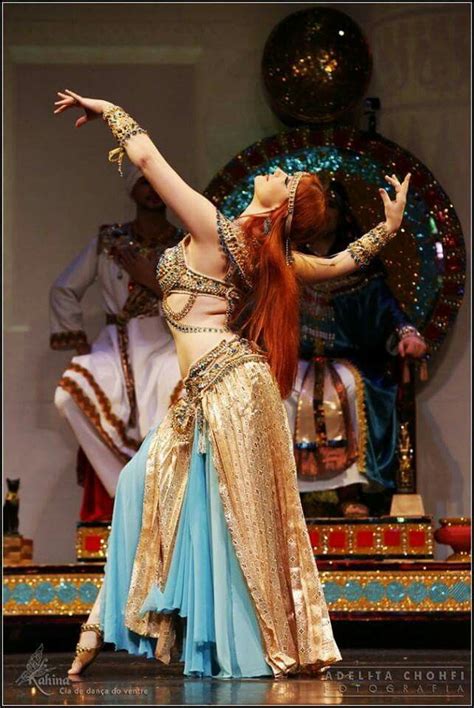 Belly Dance Pose On Stage
