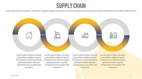 Supply Chain Slides Free PowerPoint Template Value Chain Analysis