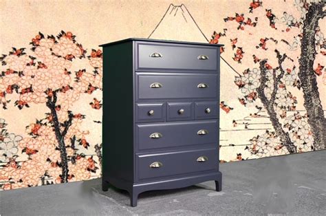 Enjoy free shipping on most stuff, even big stuff. Stag Minstrel 7 Drawer Tall Chest - Off Black-Painted ...