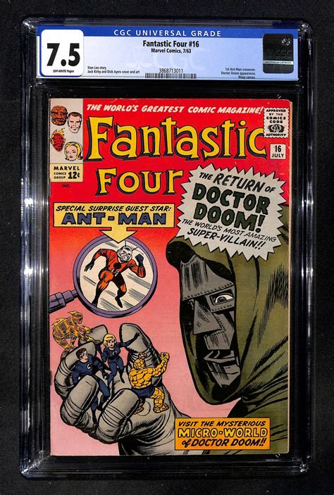 Fantastic Four 16 Cgc 75 1st Ant Man Crossover Ebay