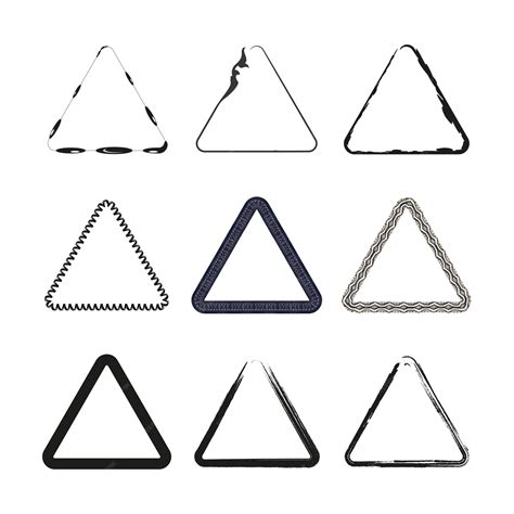 Premium Vector Brush Triangles Concept Art Ink Paint Brush Stain
