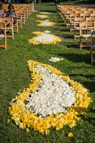 Bashert Weddings Flower Petal Aisle Runners