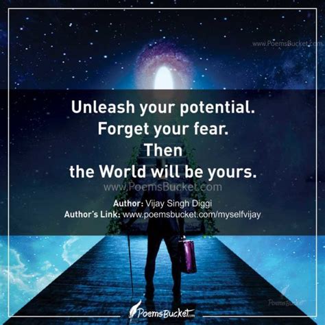 Unleash Your Potential Motivational Quotes Poems Bucket