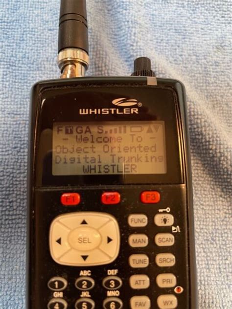 Whistler Ws1040 Digital Handheld Scanner Black For Sale Online Ebay