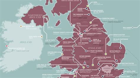 Take A Look At This Amazing Map Of British Tv Show Locations Radio X