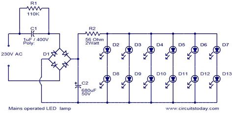 Fluorescent home light neon shine icon. Mains operated LED lamp - ZONA ELEKTRONIKA