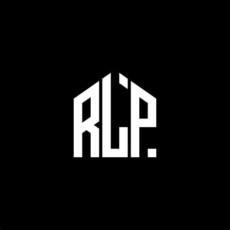 Rlp Letter Logo Design On Black Background Rlp Creative Initials