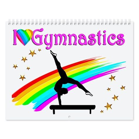 Love Gymnastics Wall Calendar By Jlporiginals Cafepress