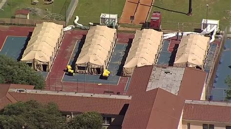 Emergency Tents Go Up At North Texas Federal Prison Nbc 5 Dallas Fort