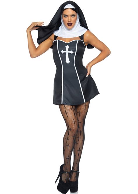 Womens Leg Avenue Naughty Nun Costume [86984] Struts Party Superstore