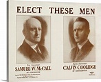 ELECT THESE MEN. Samuel W. McCall, Calvin Coolidge Wall Art, Canvas ...