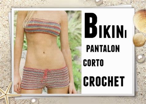 Bikini De Pantalon Corto Crochet