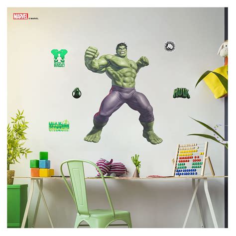 Hulk Marvel Wall Decals Marvel Incredible Hulk Wall Decal With 3d