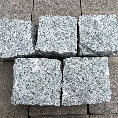 Silver Grey Granite Setts Cropped All Sides