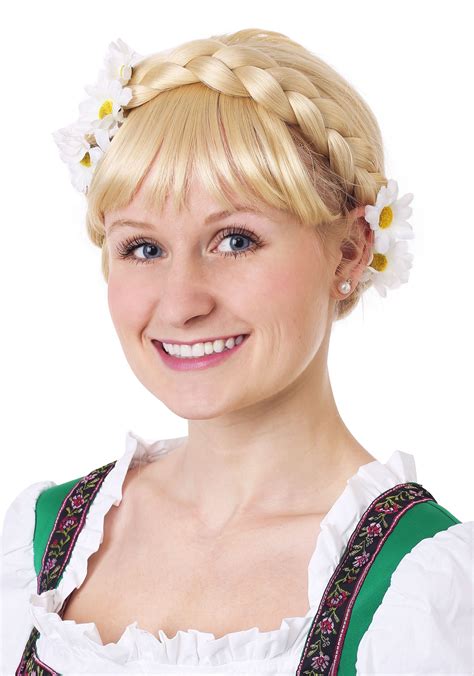 Womens German Blonde Beer Girl Wig