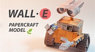 DIY Wall-E papercraft model (step by step tutorial) - YouTube