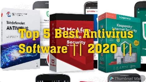 Top 5 Best Antivirus Software 2020 Mobile Pc Laptop With
