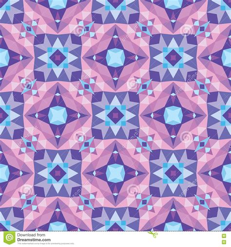 Abstract Geometric Background Seamless Vector Pattern In