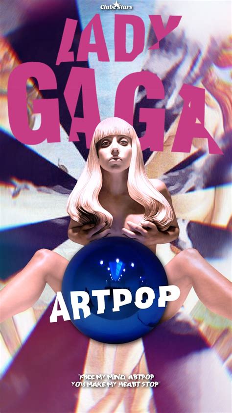 Wallpaper Lady Gaga Artpop Página No Facebook Clube Stars — Trechos De Músicas Marcantes