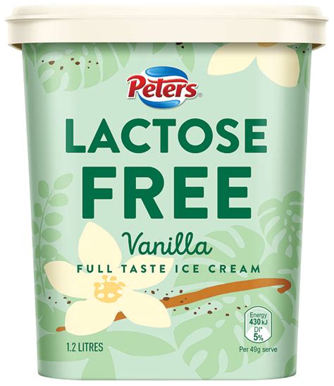 Lactose Free Vanilla Ice Cream Peters Ice Cream