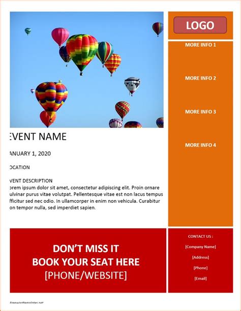Free Word Flyer Templates Bookletemplate For Free Business Flyer Templates For Microsoft