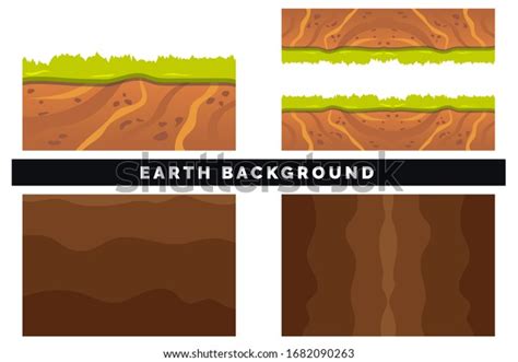 Brown Soil Texture Background Graphic Design Stock Vector Royalty Free