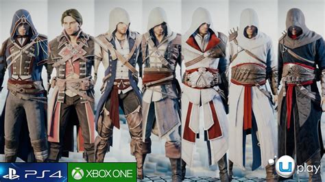 Assassins Creed Unity Customization Outfit Suits Costume Skins