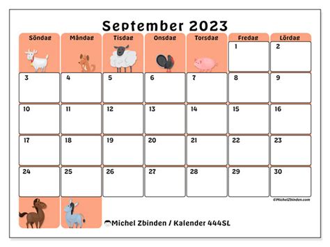 Kalender September F R Att Skriva Ut Sl Michel Zbinden Se