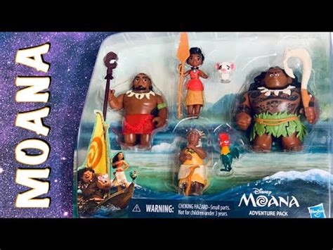 Moana Disney Adventure Pack Toy Unboxing Youtube
