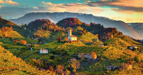 Veneto Awesome Sunset Italy Digital Art By Olimpio Fantuz