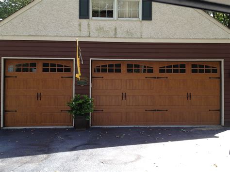 Clopay Garage Doors In Ultra Grain Medium Oak Finish Wood Wood Garage