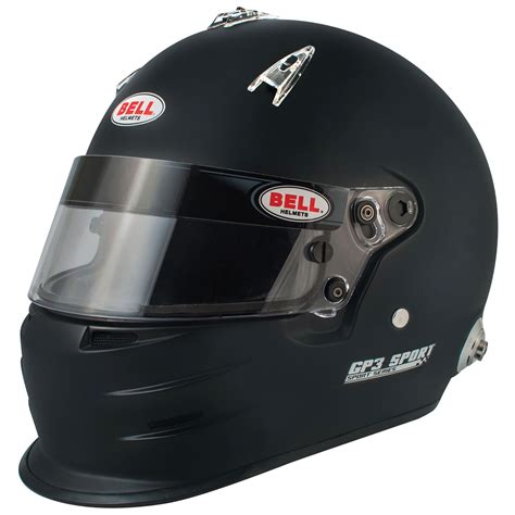 Bell Gp3 Sport Fia Approved Racing Race Car Crash Helmet Lid Matte