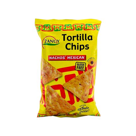 zanuy tortilla chips nachos mexican 200g shopifull