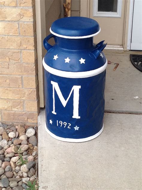Pin By Sunny Miller On Pins I Did Painted Milk Cans Milk Cans Old