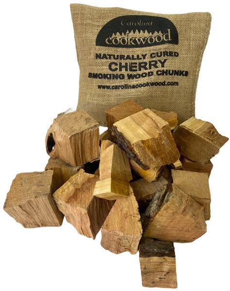 Cherry Wood Chunks For Smoking Bbq Cooking Naturally Aged By Etsy