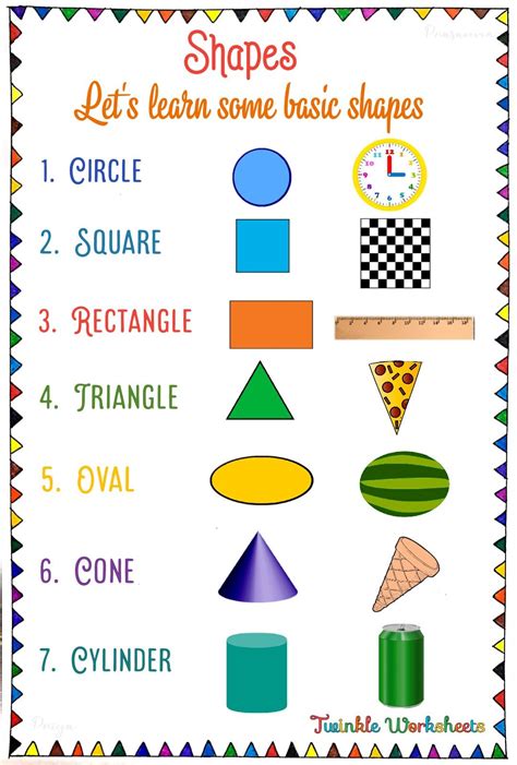 Shape Worksheets For Preschool Kindergarten Math Worksheets Free