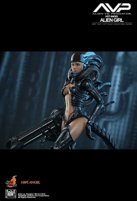 Alien Girl Aus Dem Comic Alien Vs Predator Von Hot Toys Has002 Hot