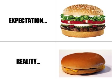 Making Hamburgers Expectation Vs Reality Know Your Meme