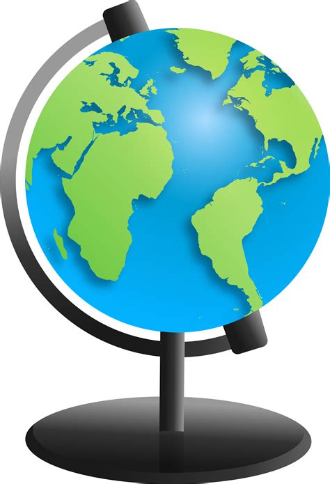 Vector Hand Painted Globe Clip Art Library