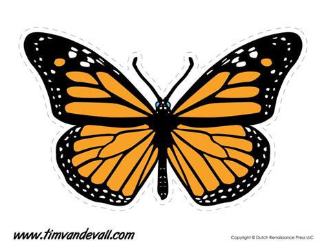 Monarch Butterfly Tims Printables