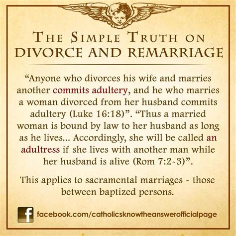 Divorce And Remarriage Catholic Theology Catholic